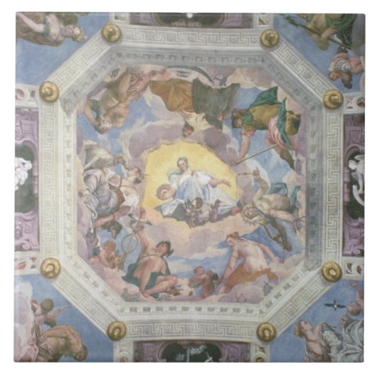 Universelle Harmonie oder göttliche Liebe, vom Fliese (Vorderseite)