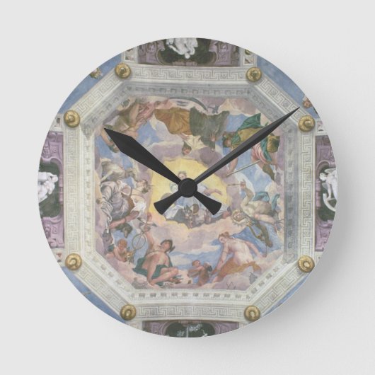Universelle Harmonie oder göttliche Liebe, vom Runde Wanduhr (Vorderseite)