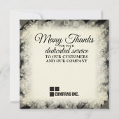 universelle Jubiläumskarte für Geschäftsleute Einladung (Rückseite)