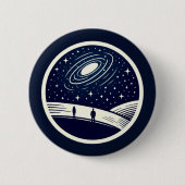Universelle Kontemplation Blanket Minimalistisch k Button (Vorderseite)