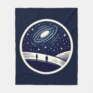 Universelle Kontemplation Blanket Minimalistisch k Fleecedecke