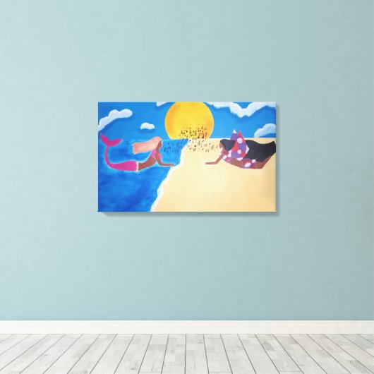 Universelle Leinwand (Insitu (Holzboden))