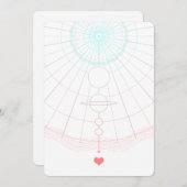 universelle Liebe Einladung (Vorne/Hinten)