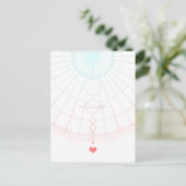 universelle Liebe Postkarte (Stehend Vorderseite)