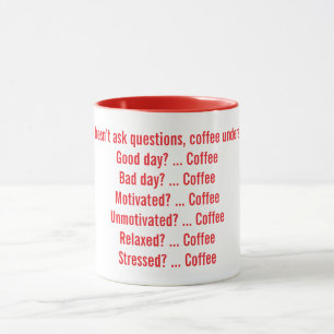 Universelle Lösung Kaffeeliebhaber Tasse