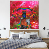 Universelle Meldung Leinwanddruck (Insitu (Schlafzimmer))