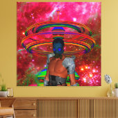 Universelle Meldung Leinwanddruck (Insitu (Wohnzimmer))