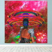 Universelle Meldung Leinwanddruck (Insitu (Holzboden))