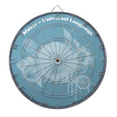 Universelle Musiksprache Dartscheibe (vorne)
