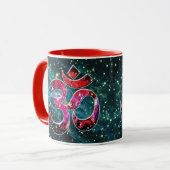 Universelle OM Bodhi-Tasse Tasse (Vorderseite Links)