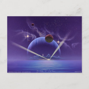 Universelle Stadt Postkarte