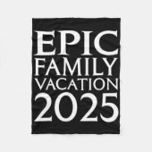 Universeller Epic Universe Familienurlaub 2025, Vo Fleecedecke (Vorderseite)