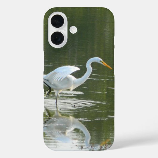 Universeller Fall von White Egret Case-Mate iPhone Hülle (Rückseite)