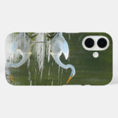 Universeller Fall von White Egret Case-Mate iPhone Hülle (Rückseite (Horizontal))