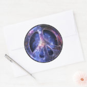 Universeller Friedenskleber Runder Aufkleber (Umschlag)