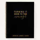 Universeller Manager Einfache Elegant Notizblock (Vorderseite)