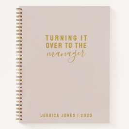 Universeller Manager Simple Pink Journal Notizblock