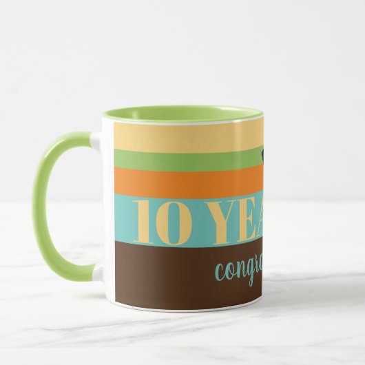 UNIVERSELLER MitarbeiterjubKaffee Tasse (Links)