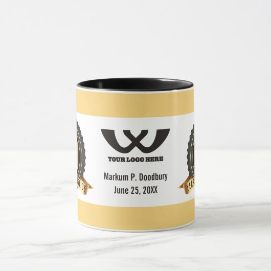 UNIVERSELLER MitarbeiterjubKaffee Tasse (Zentrum)