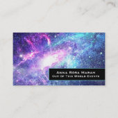 *~* Universeller Nebel Kosmos Galaxie Sterne Visitenkarte (Vorderseite)