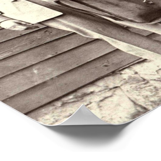 Universeller Postbote mit Baby in Mailbag Poster (Ecke)