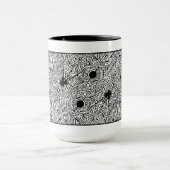 "Universeller Samen" (Ernteabschnitt) NEGATIV Tasse (Zentrum)