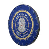 Universeller Schildtafel für das Abzeichen der Pol Dartscheibe (Vorderseite rechts)