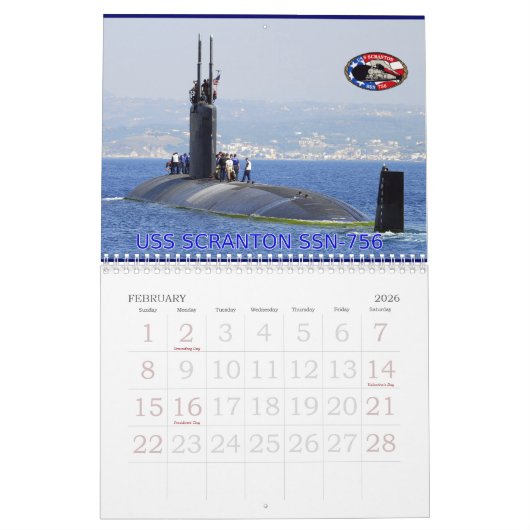 Universeller Seekalender Kalender (Feb 2026)