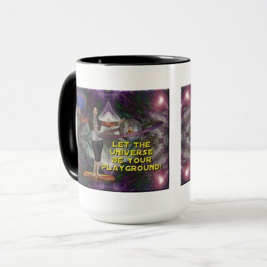 Universeller Spielplatz Tasse (Vorderseite Links)