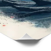 Universelles Abenteuer: Weltraumkunst vertiefen fü Poster (Ecke)