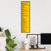 Universelles Dezimalklassifizierungssystem Poster (Heimbüro)