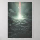 Universelles erstes Licht | AI Art Poster (Vorne)
