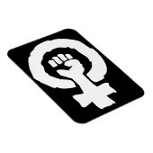 Universelles Frauensymbol Solidarität Hand Magnet (Rechte Seite)