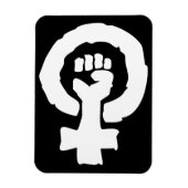 Universelles Frauensymbol Solidarität Hand Magnet (Vertikal)