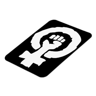 Universelles Frauensymbol Solidarität Hand Magnet