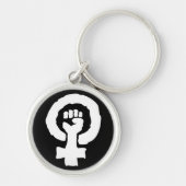 Universelles Frauensymbol Solidarität Hand Schlüsselanhänger (Vorne)
