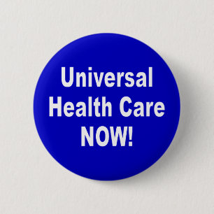 universelles Gesundheitswesen Button