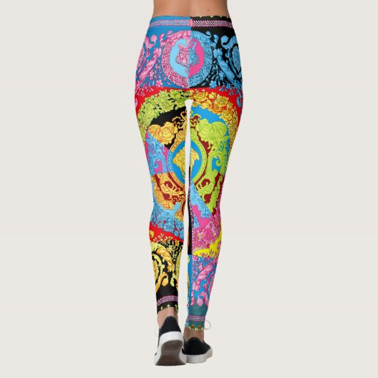 Universelles GYM der Versace Line Leggings (Rückseite)