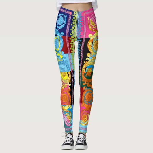 Universelles GYM der Versace Line Leggings (Vorderseite)