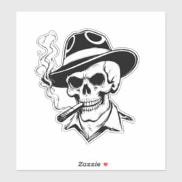 Universelles Halloween-Skelett-Sticker Aufkleber