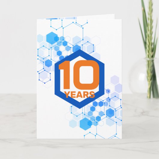 Universelles Jahr des Mitarbeiterjubiläums im Bere Karte (Vorderseite)