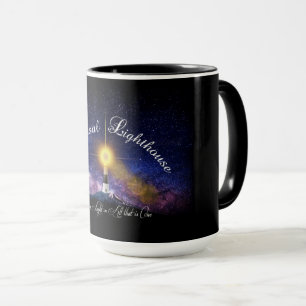 Universelles Leuchtturm Große Tasse