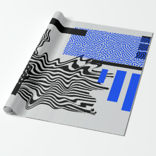 Universelles modernes Set geometrischer Formen. Ch Geschenkpapier