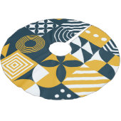 Universelles Muster: Tapete, Textil, Web. Polyester Weihnachtsbaumdecke (Schrägansicht)