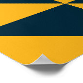 Universelles Muster: Tapete, Textil, Web. Poster (Ecke)