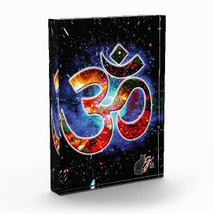 Universelles OM Asana Fotoblock