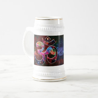 Universelles OM Chi Bierglas