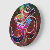 Universelles OM Chi Große Wanduhr (Winkel)