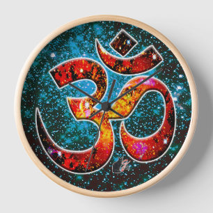 Universelles OM Hum Uhr