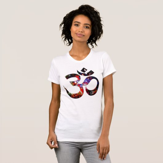 Universelles OM-Karma T-Shirt (Vorne ganz)